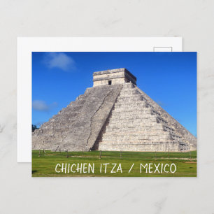 Carte Postale Chichen Itza, Guerriers du Temple