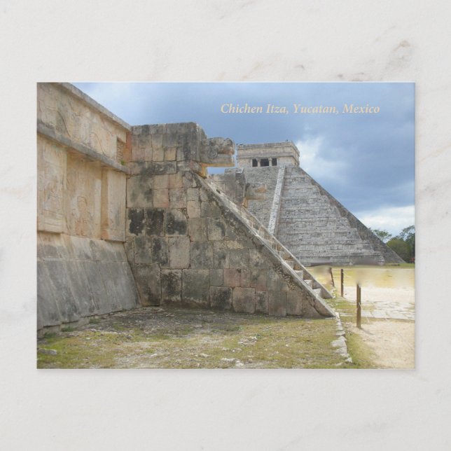 Carte postale Chichen Itza Maya Ruin Mexico (Devant)