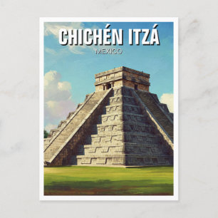 Carte Postale Chichen Itza Mexico Travel Beach