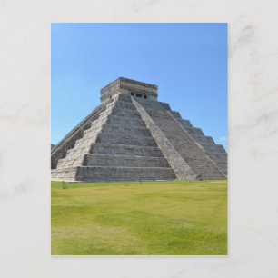 Carte Postale Chichen Itza Mexique Kukulkan Pyramid 7 Merveilles