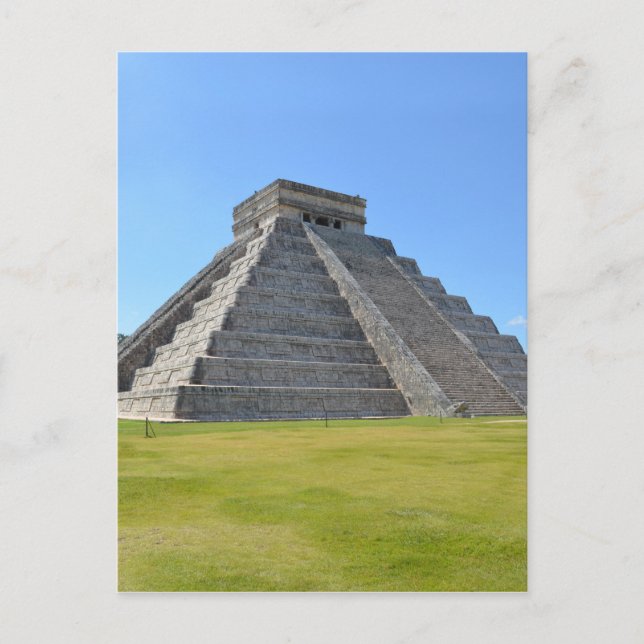 Carte Postale Chichen Itza Mexique Kukulkan Pyramid 7 Merveilles (Devant)