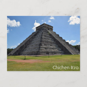 Carte Postale Chichen Itza Mexique Kukulkan Pyramid 7 Merveilles