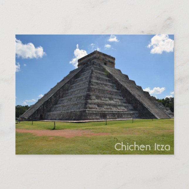 Carte Postale Chichen Itza Mexique Kukulkan Pyramid 7 Merveilles (Devant)