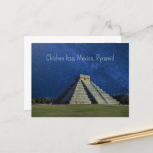 Carte Postale Chichen Itza, Mexique, pyramide