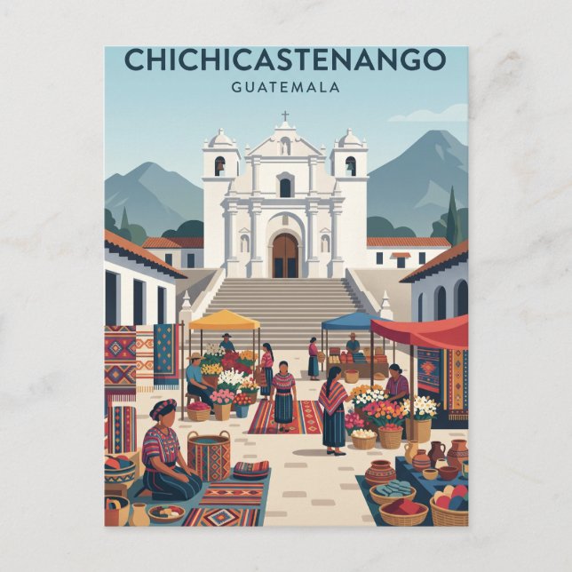 Carte Postale Chichicastenango Guatemala (Devant)