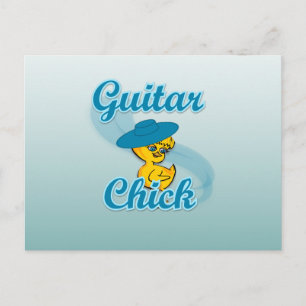 Carte Postale Chick de guitare #3