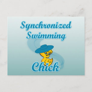 Carte Postale Chick de natation synchronisée #3