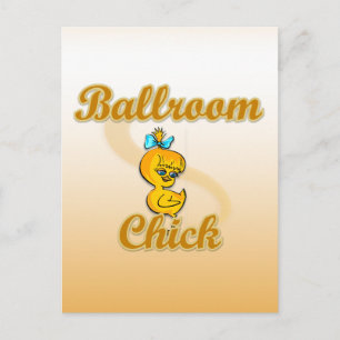 Carte Postale Chick de salle de bain