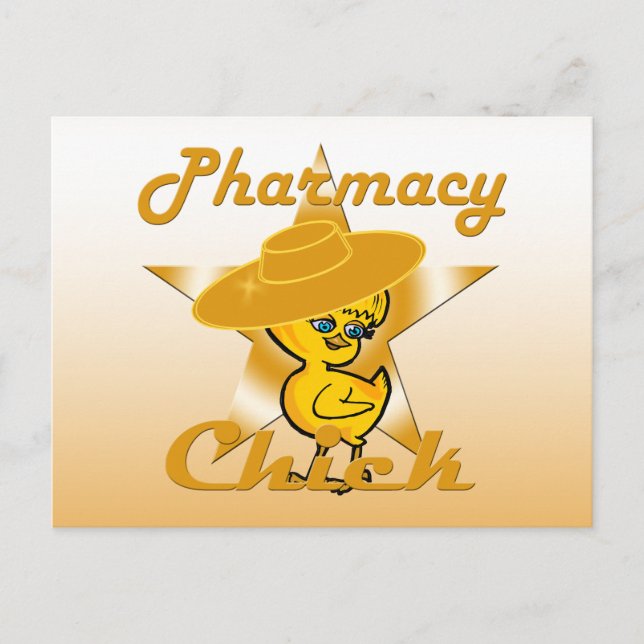 Carte Postale Chick en pharmacie #10 (Devant)
