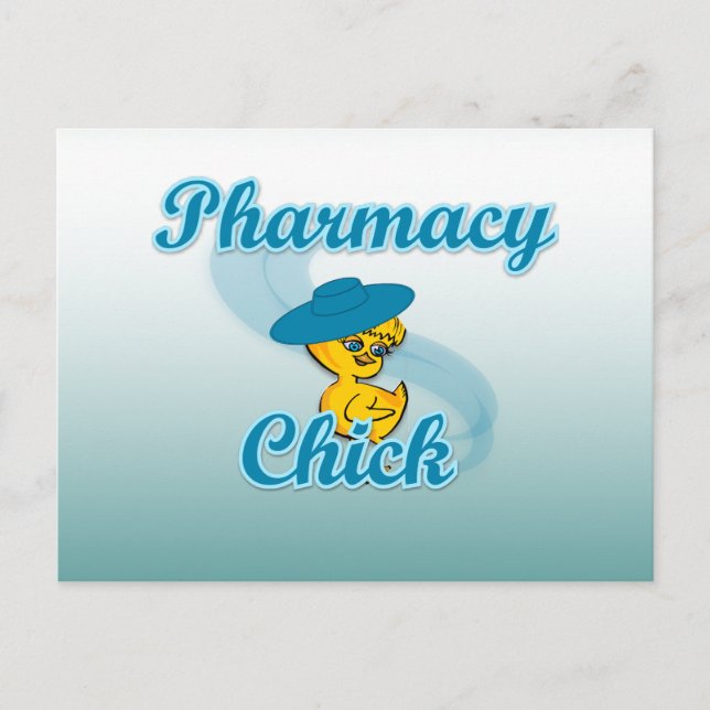Carte Postale Chick en pharmacie #3 (Devant)