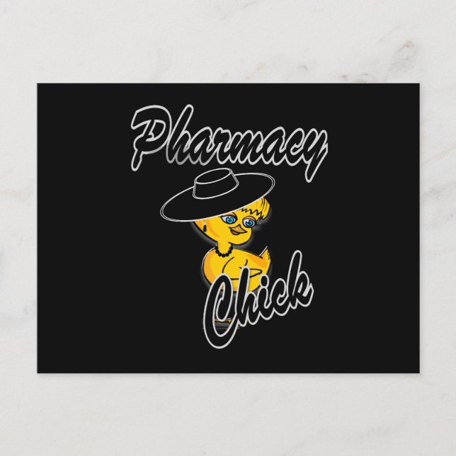 Carte Postale Chick en pharmacie #4 (Devant)
