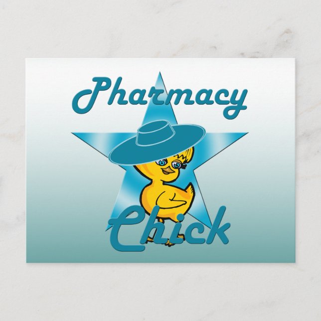Carte Postale Chick en pharmacie #7 (Devant)