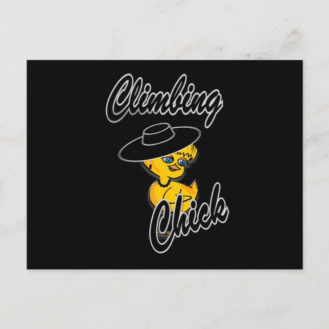 Carte Postale Chick Escalade #4 (Devant)