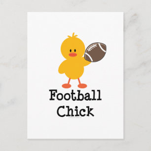 Carte postale Chick Football