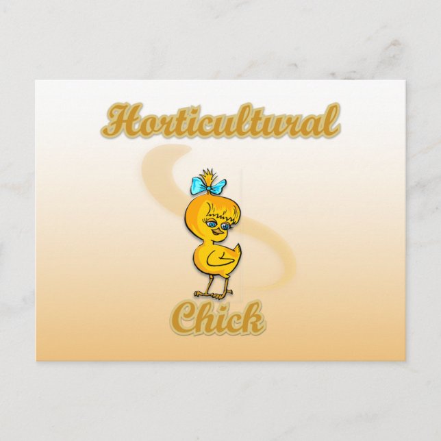 Carte Postale Chick horticole (Devant)