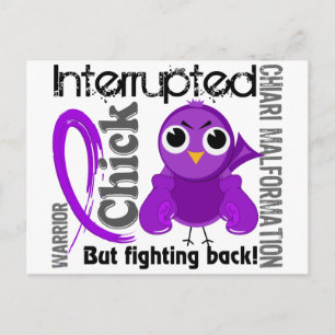 Carte Postale Chick Interrompu 3 Malformation de Chiari