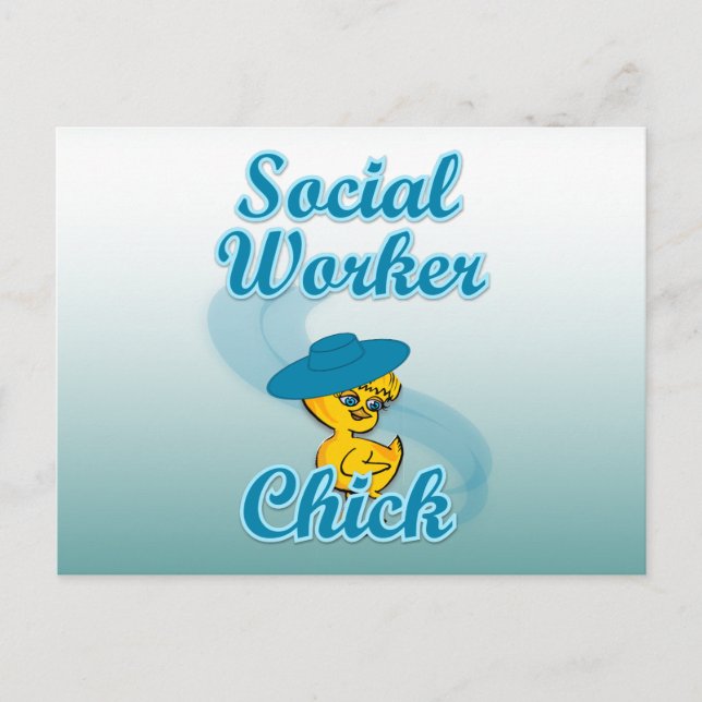 Carte Postale Chick ouvrier social #3 (Devant)
