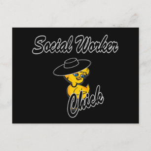 Carte Postale Chick ouvrier social #4