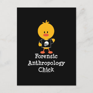 Carte postale Chick pour l'anthropologie judiciair
