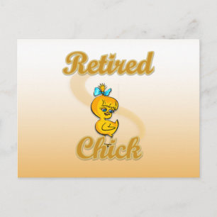Carte Postale Chick retraité