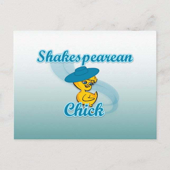 Carte Postale Chick Shakespeare #3 (Devant)