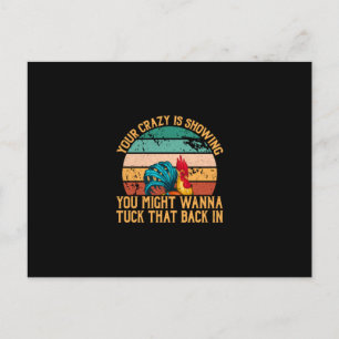 Carte Postale Chicken Art Vous Pourriez Vouloir Chuck