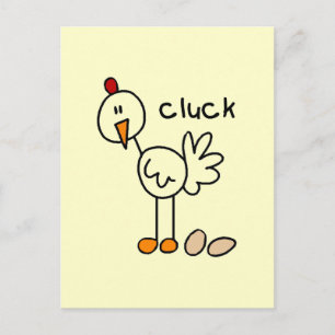 Carte Postale Chicken dit Cluck Tshirts et cadeaux