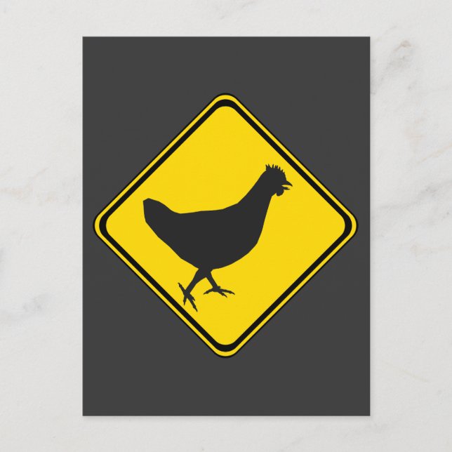 Carte Postale Chicken Xing ! (Devant)