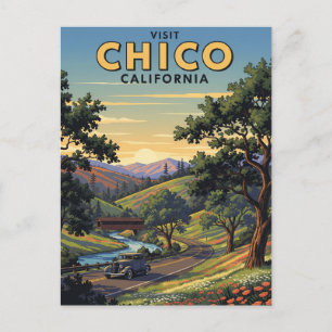 Carte Postale Chico California Travel