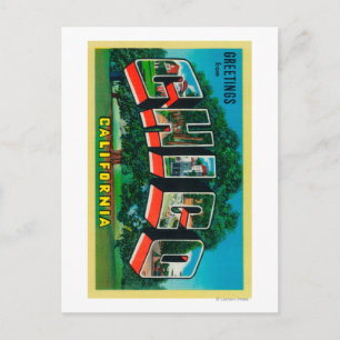 Carte Postale Chico, Californie - Scènes de grandes lettres