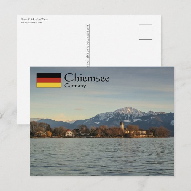 Carte Postale Chiemsee Allemagne (Devant / Derrière)