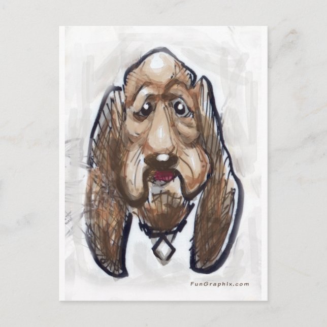 Carte Postale Chien (Devant)