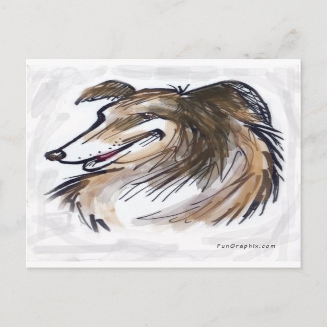 Carte Postale Chien (Devant)