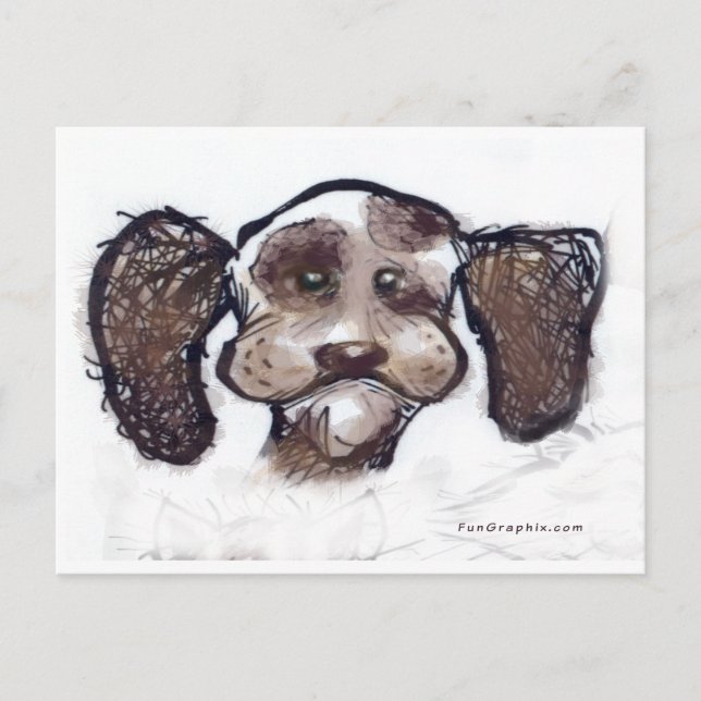 Carte Postale Chien (Devant)