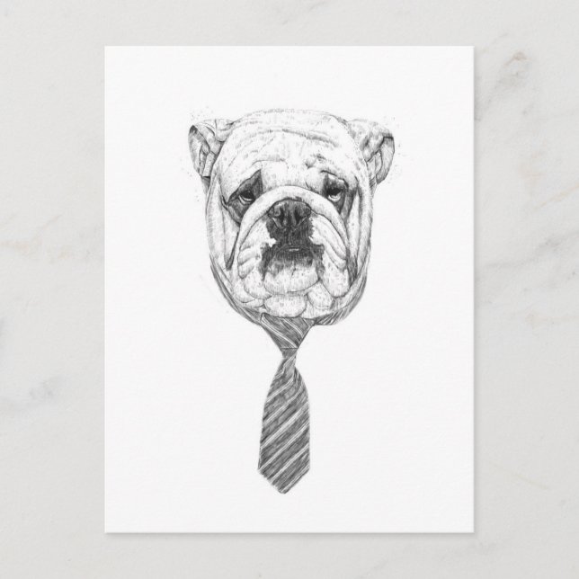 Carte Postale chien (Devant)