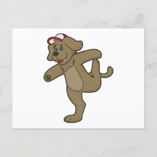 Carte Postale Chien au Yoga Fitness