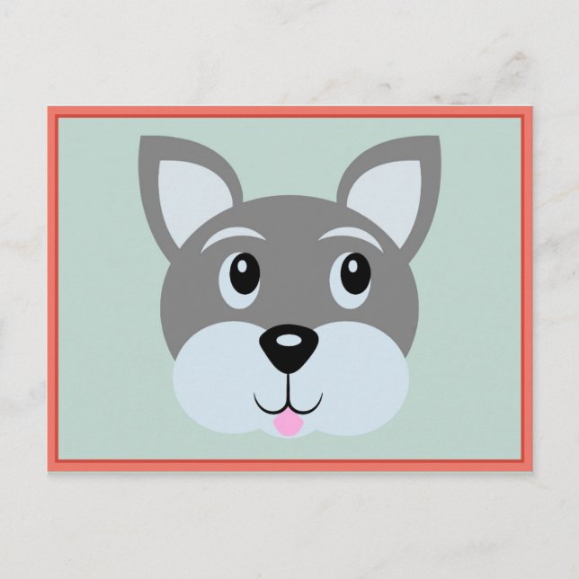 Carte postale Chien Chien (Devant)