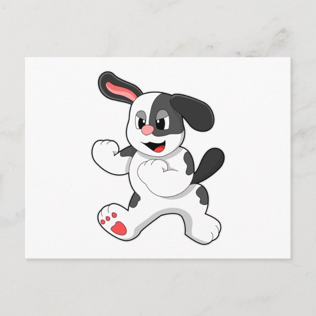 Carte Postale Chien comme combattant (Devant)