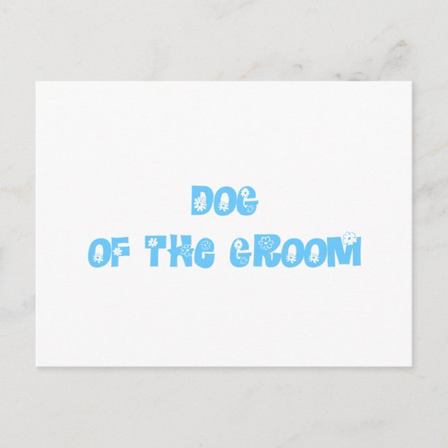Carte Postale Chien de la chambre (Devant)
