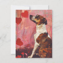 Chien de la Journée des Valentines