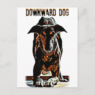 Carte Postale Chien descendant