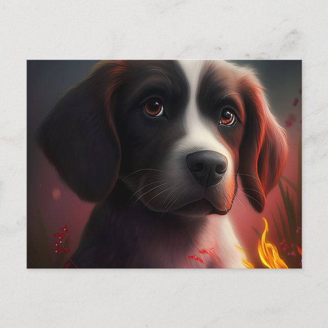 Carte Postale Chien Divers (Devant)