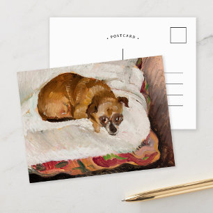 Carte Postale Chien mentant   Zygmunt Waliszewski