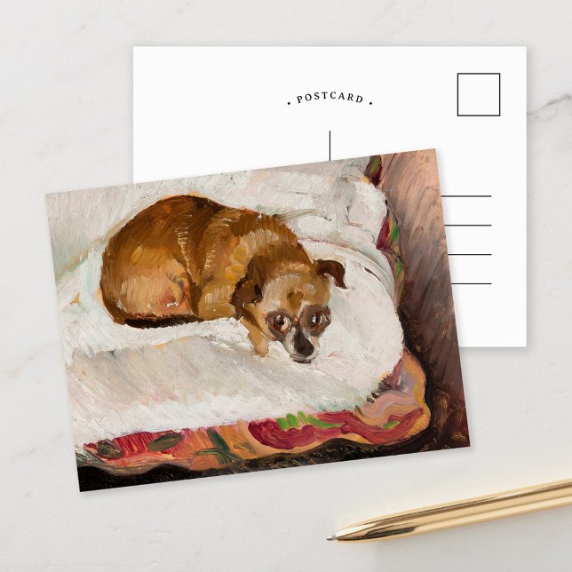 Carte Postale Chien mentant | Zygmunt Waliszewski (Créateur téléchargé)