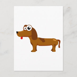 Carte Postale Chien mignon