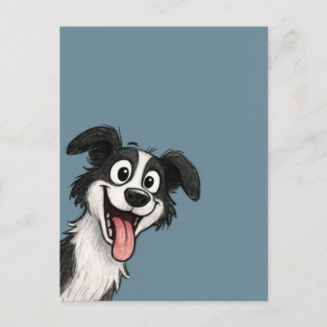 Carte Postale Chien Mignon  (Devant)