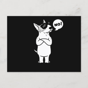 Carte Postale Chien miniature Bull Terrier