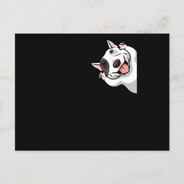 Carte Postale Chien miniature Bull Terrier Funny (Devant)