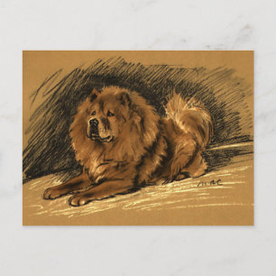 Carte Postale Chien vintage