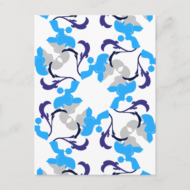 Carte Postale Chiens de Motif (Devant)